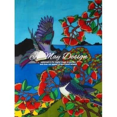 Kereru in Pohutukawa #2014